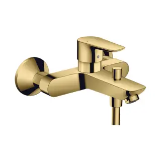 Смеситель для ванны и душа, Hansgrohe, Talis E, цвет-полированное золото