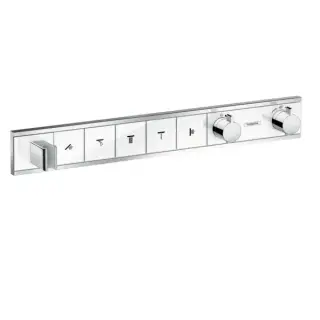 Смеситель для душа, Hansgrohe, RainSelect, цвет-белый/хром