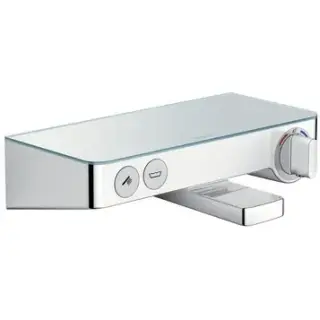 Смеситель для ванны и душа, Hansgrohe, Ecostat Select, цвет-белый/хром