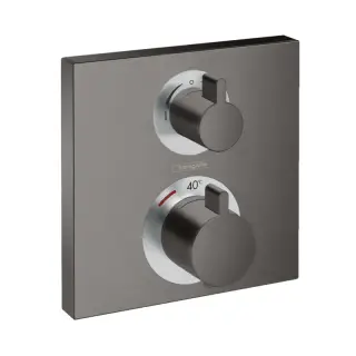 Смеситель для душа, Hansgrohe, Ecostat, цвет-шлифованный черный хром