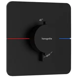 Смеситель для душа, Hansgrohe, ShowerSelect Comfort Q, цвет-черный матовый