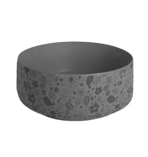 Раковина Art Ceram COL001.15.87 Цвет-grigio oliva/декор LOL