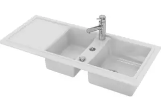 Раковина, Duravit, Cassia, двойная , шгв 1160*510*225, отверстия для смесителя-1, цвет-белый