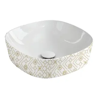 Раковина Art Ceram GHL001.01.90 Цвет-белый/декор el moro