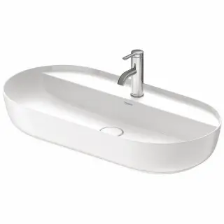 Раковина, Duravit, Luv, шгв 700*400*140, отверстия для смесителя-1, цвет-белый