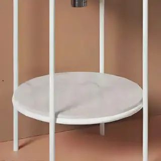 Мраморная полка для металлической консоли