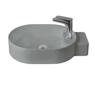 Раковина Art Ceram Cartesio CAL001.34.00 Цвет- серый глянцевый