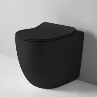 Унитаз Art Ceram FLV007 17 00 цвет-matt black