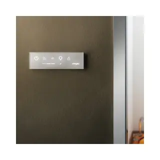 Хамам Effe Nuvola plus ME 60 00 0033 стекло с шелкографией (с символами, задней подсветкой, индикатором температуры)