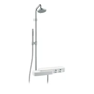 Душевая стойка AXOR Bouroullec 19670400 хром/белый