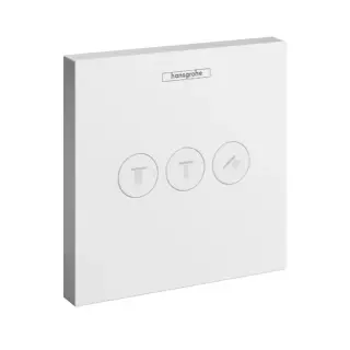 Внешняя часть встр. переключателя потоков матовый белый