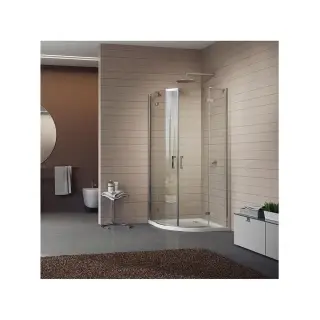 Ограждение в нишу Duka Gallery 3000 GR2P 9080R50 CSH TH10 хром глянцевый (CSH) /стекло thela (TH10), 6 мм