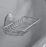 Полка-решетка Sbordoni Calla KA114CR хром / белый