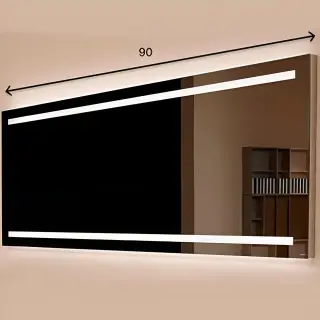 Зеркало для ванной Antonio Lupi SPIO SPIO175W.90 сталь