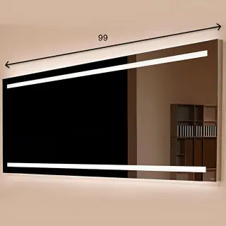 Зеркало для ванной Antonio Lupi SPIO SPIO175W.99 сталь