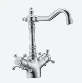 Смеситель для раковины Cisal Victorian VTT520102A никель