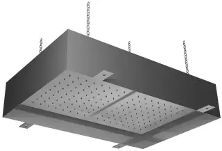Верхний душ Antonio Lupi METEO METEO2C.BAL Mirror Steel/White