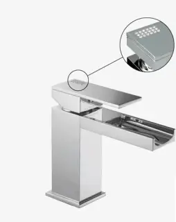 Смеситель для раковины Carlo Frattini Brick сhic F3611CCR хром, кристаллы swarovski