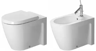 Унитаз Duravit Philippe Starck 2 new 21280900001+22551000001+0069890000 белый, покрытие - WonderGliss