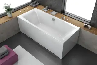 Ванна Kolpa-San Aida Aida 180 хром/белый