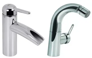 Смеситель для раковины VILLEROY&BOCH Source flow 33.500.945.00+33.600.940.00 хром