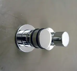 Вентиль с заглушкой для водяного полотенцесушитея, хром