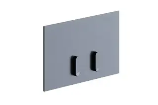 Клавиша смыва для инсталляции Geberit 25*h16, brushed anodised aluminium, black