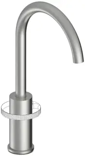 Излив Stella CHARM CH00117PV14120 PVD NICHEL SATINATO, кольцо-блестящая медь с текстурой