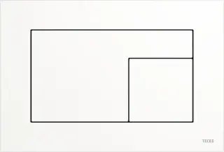 Панель смыва с двумя клавишами 22*15h белый