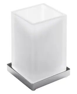 Стакан Colombo Design LOOK B1641 хром/стекло матовое