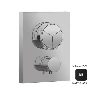 Термостат Almar Core E176683.MB цвет-Matt Black