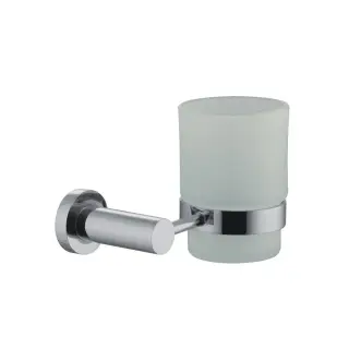 Стакан Carlo Frattini Rotola F6003/1CR хром/белый