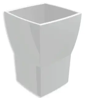 Стакан Bertocci GRACE 142.7700.0200 керамика белая