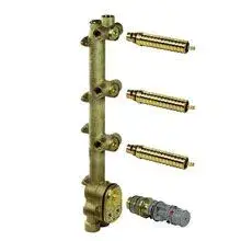 Внутренняя часть термостата с 3-мя вентилями