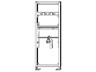 Рама монтажная для раковины eco plus T3, 49*10-20*h130
