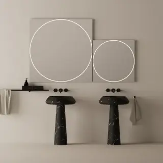 Зеркало для ванной Agape VITRUVIO ASPEV1212LE