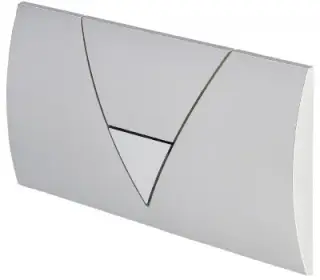 Клавиша смыва Visign for life 1, для функции 2-х объемного смыва, (T5), 27.1*2*h14.1, нержавеющая сталь матовая