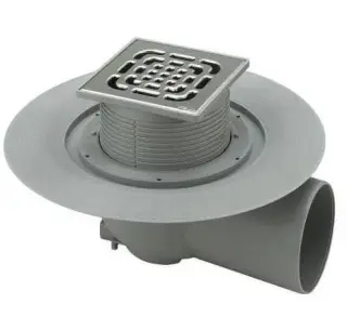 Трап напольный, отвод 100 мм, Х1, со съемным гидрозатвором