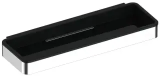 Полка для ванной Keuco Plan 14958010037 хром/черный