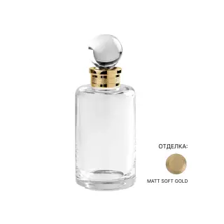 Аксессуар для ванной Cristal&Bronze CRISTALLIN CISELÉ FS06C-D3-633 прозрачный хрусталь/Matt Soft Gold