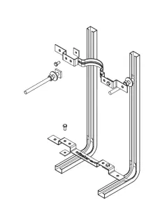 Крепление для подвесных унитазов