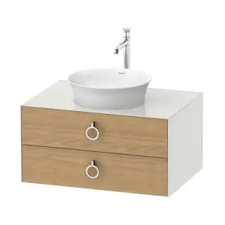 База под раковину Duravit White Tulip WT49900H592 Nat.Oak sol./Stone Grey