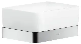 Полка для ванной AXOR UNIVERSAL 42802000 стекло опаловое/хром