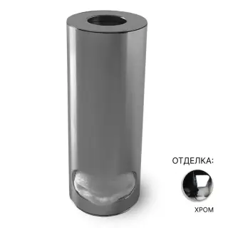 Контейнер для ватных дисков/палочек 3SC Elements TOC48SL цвет-хром