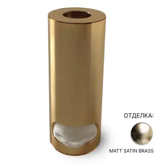 Контейнер для ватных дисков/палочек 3SC Elements TOC48LX цвет-MATT SATIN BRASS