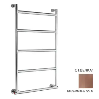 Полотенцесушитель электрический Margaroli M SERENO 572/M+Z3.BRUSHED PINK GOLD BRUSHED PINK GOLD