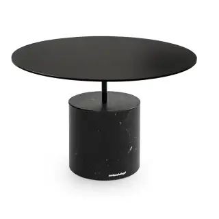 Столик для ванной комнаты Antonio Lupi BIVIO BIVIO6 основание NERO MARQUINIA, структура - сталь NERO GOFFRATO