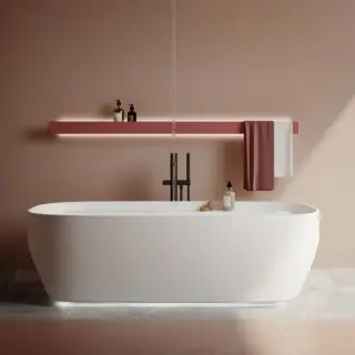 Полка для ванной Antonio Lupi LETTERAMUTA LEMUD111.250 POMPEIANO GOFFRATTO-5104