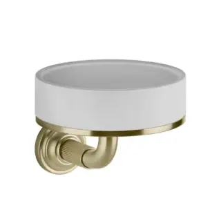 Мыльница Gessi VENTI20 65401#727 белый/браш.латунь PVD