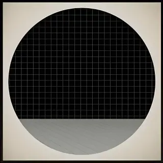 Зеркало для ванной Antonio Lupi MOON MOON9090 черный матовый